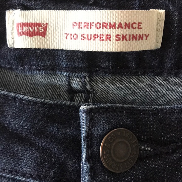 Levi’s Performance 710 Super Skinny Denim Size 12 - Picture 12 of 14